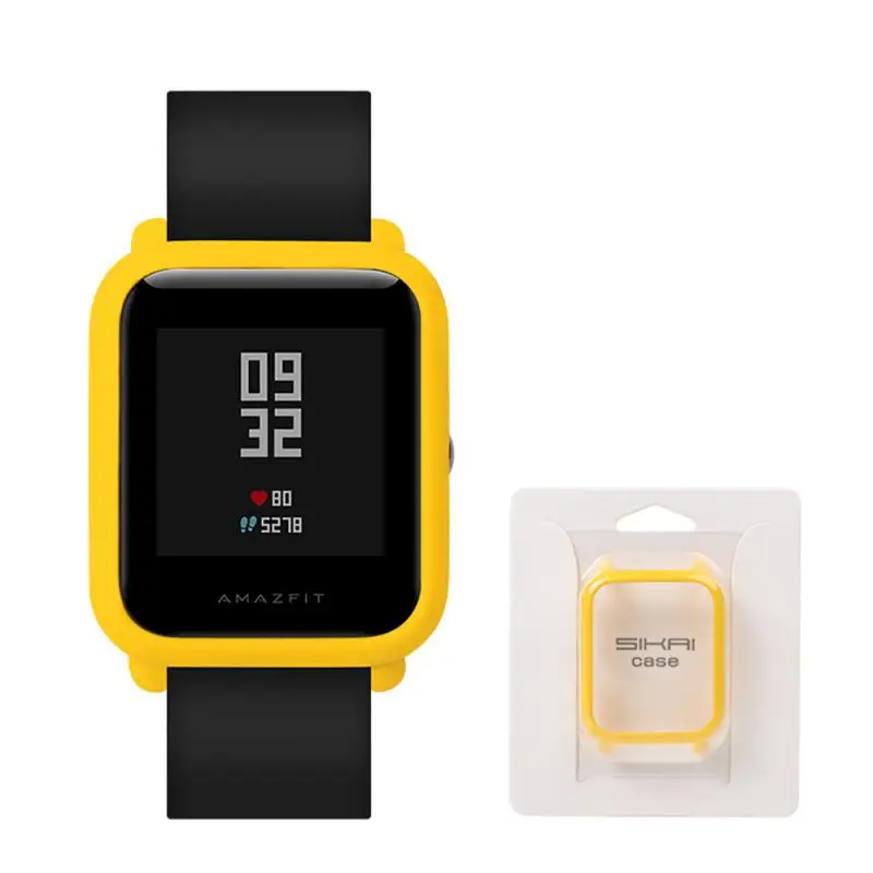 Чехол для часов Xiaomi Huami Amazfit Bip Younth тонкий цветной модный футляр защитный чехол из