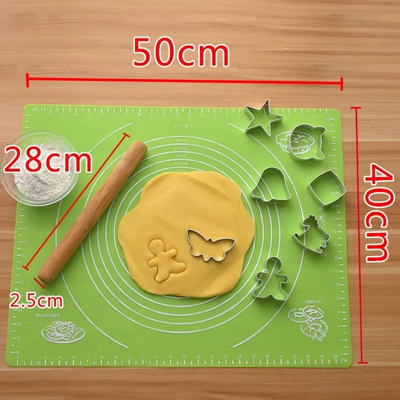 

Rolling Pin Chopping Board Set Household Plastic Chopping Board Household Rolling Pin Large Size Bake Board Wheaten Food Chopp