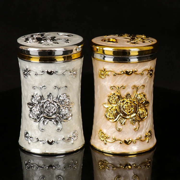 

European style toothpick box creative toothpick holder restaurant hotel living room coffee table toothpick bottle toothpick jar