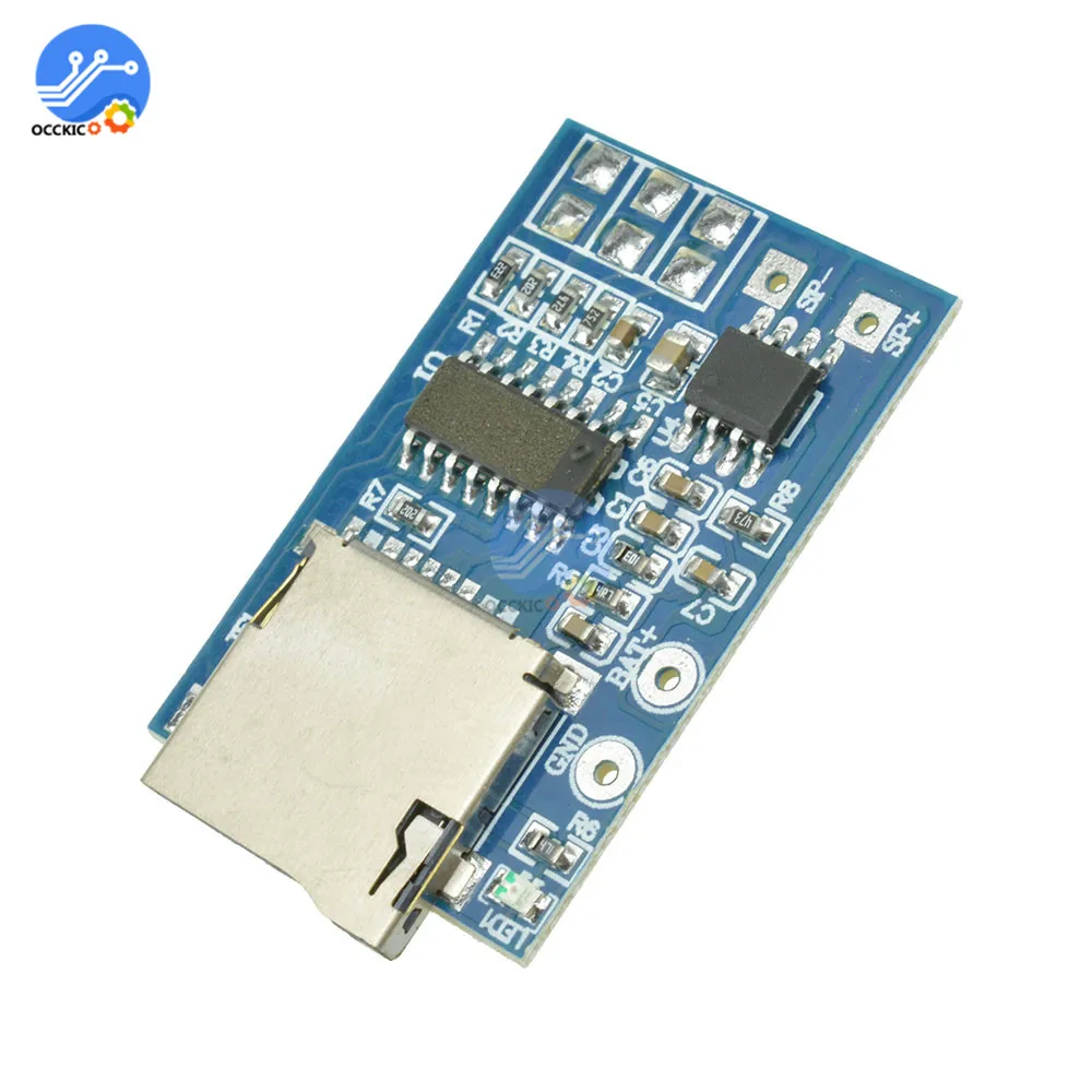 MP3 декодер плата dac GPD2846A TF карта аудио 2 Вт модуль усилителя для Arduino decodificador