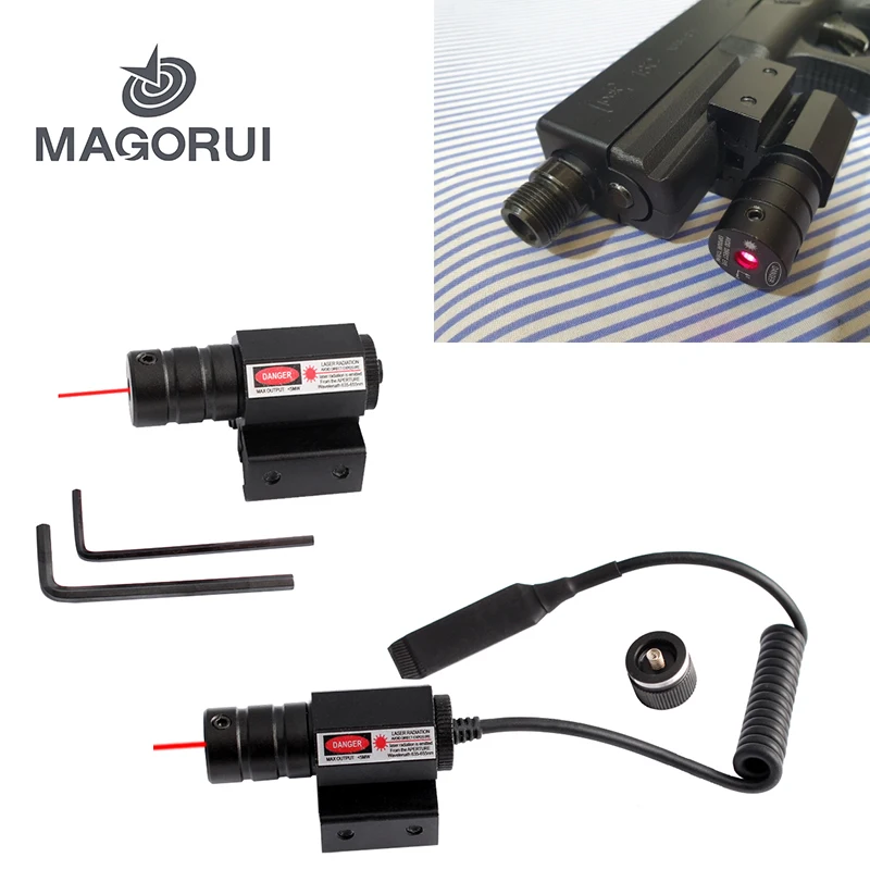 Лазерный прицел MAGORUI с красной точкой Для Винтовки Пикатинни и винтовки