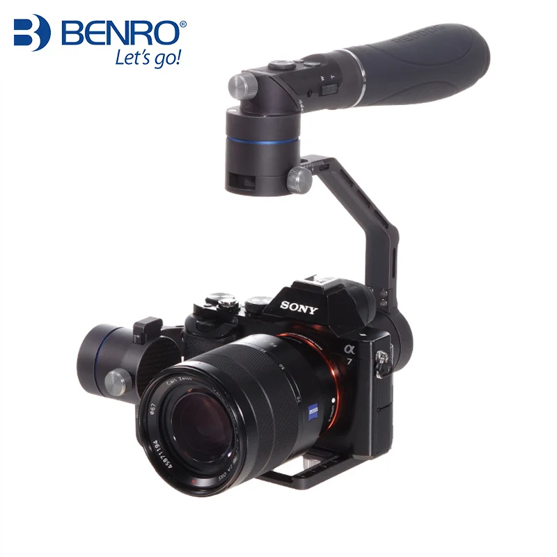 Benro R1 профессиональный ручной 3 осевой стабилизатор для камеры и мобильного