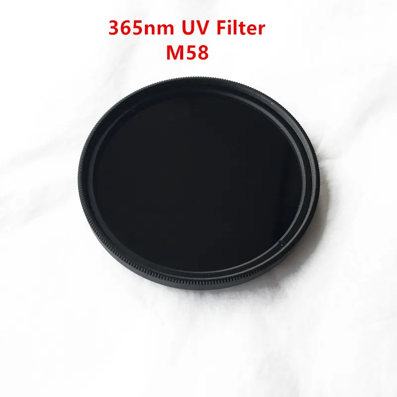 58 мм 365nm UV фильтром нижних частот ZWB2 UG1 U 360 черного ультрафиолетового Стекло