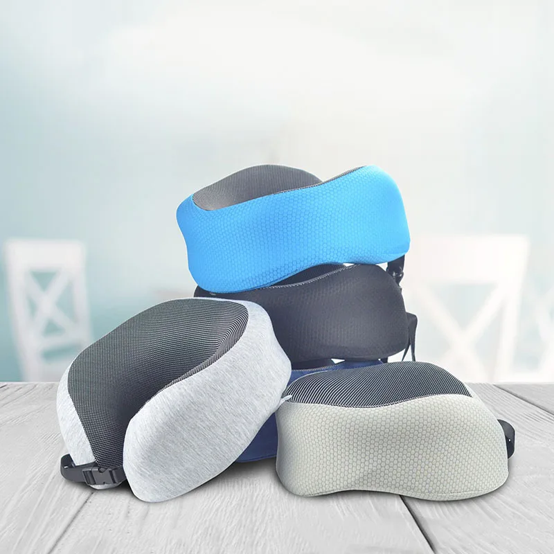Portable Travel Pillow for Sleeping Car Air Flight Office Nap U Shaped Memory Foam Pillows Head Neck Support Cushion | Дом и сад
