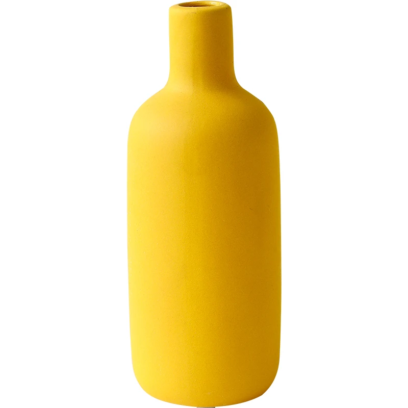 

Nordic Ceramics Creative Modern Minimalist Flower Vase Ins Living Room Bedroom Home Decore Dining Table Decoration