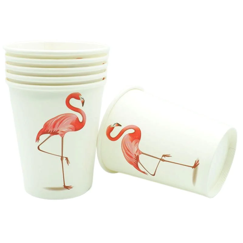 

Flamingo Tableware Set Disposable Dinner Plate Napkin Paper Cake Topper Birthday Picnic Party Decoration Aluminum Film Balloon