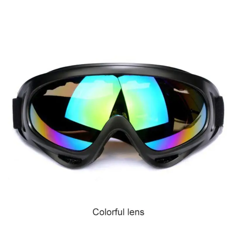 

2pcs Dropletproof Sunglasses Motorcycle Ski Goggles Lens Frame Glasses Paintball Outdoor Sports Windproof Eyewear Glasses Goggle