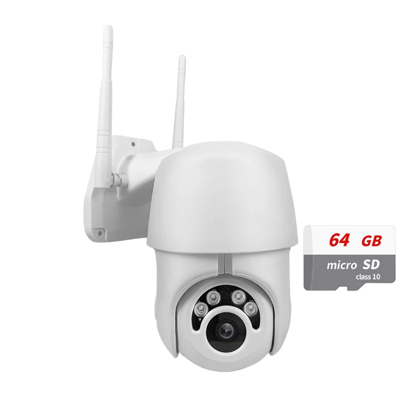 1080P Camera 64G A-ZONE скорость Купол CCTV открытый Wifi IP PTZ 360 камера водонепроницаемый авто слежение ИК Ночное Видение 1080P Сеть Surveilance камера - Цвет: 1080P Camera 64G