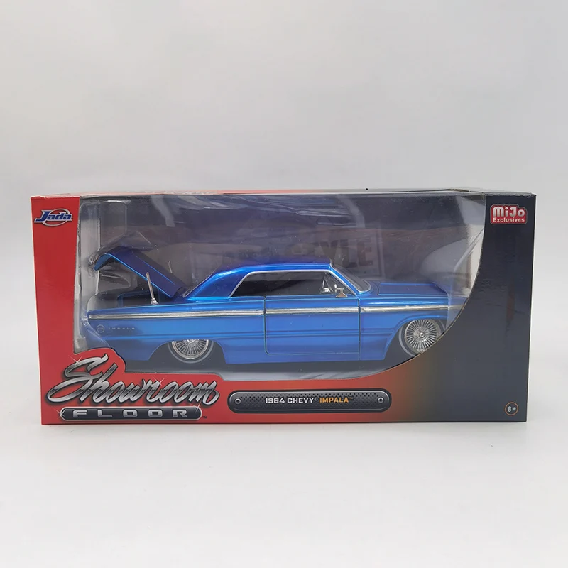 Модель автомобиля JADA 1:24 Chevy Impala литая и Игрушечная модель из сплава 1964 Chevrolet для