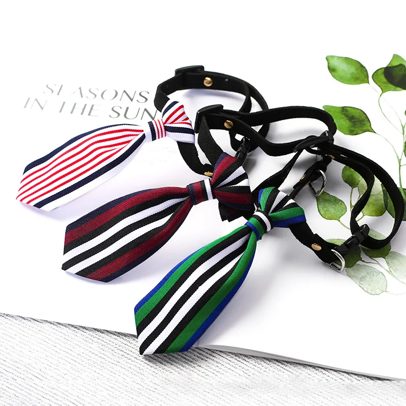 

Hot Selling Fashion Adjustable Bow Tie Cute Pet Dog Necklace Neck Collar Jewelry