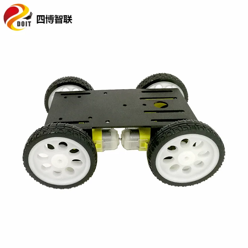 SZDOIT C101 Metal 4WD Smart Tank Car Chassis Kit Robot Platform With TT Motor DIY For Arduino