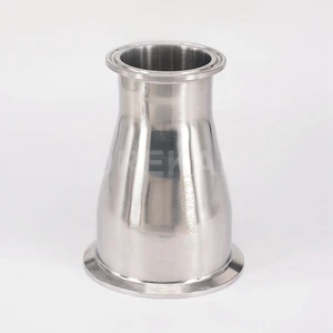 Труба с наружным диаметром от 76 мм до 51 мм, 3 дюйма до 2 дюймов, с тройным зажимом, SUS304, санитарный редуктор, фитинг для домашнего пивоварения