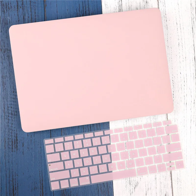 Matte baby pink Матовый кристально прозрачный чехол для Mac book Air Pro retina 11 12 13 15 16 Touch Bar A2141 A2159 New Air 13 A1932 чехол - Цвет: Matte baby pink