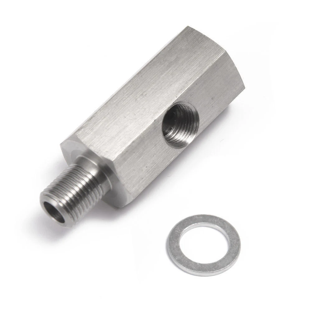 M10 Oil Pressure Sensor Three-way NPT Adapter Accessory Turbocharge Supply Pipe | Автомобили и мотоциклы