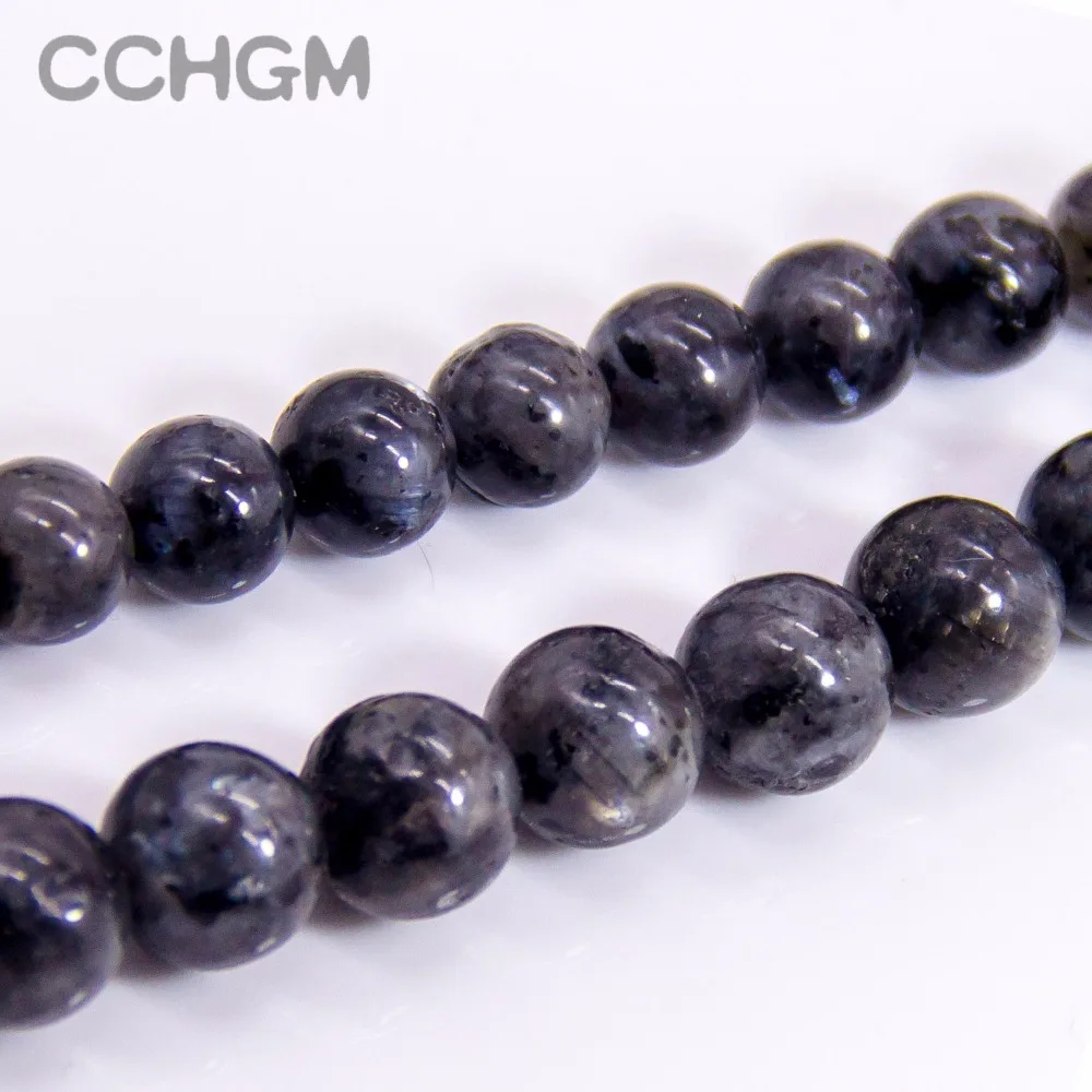 

Hot Black Spectrolite Natural Stone Beads For Jewelry Making Labradorite Stone DIY Bracelet Necklace 4/6/ 8/10/12/14mm