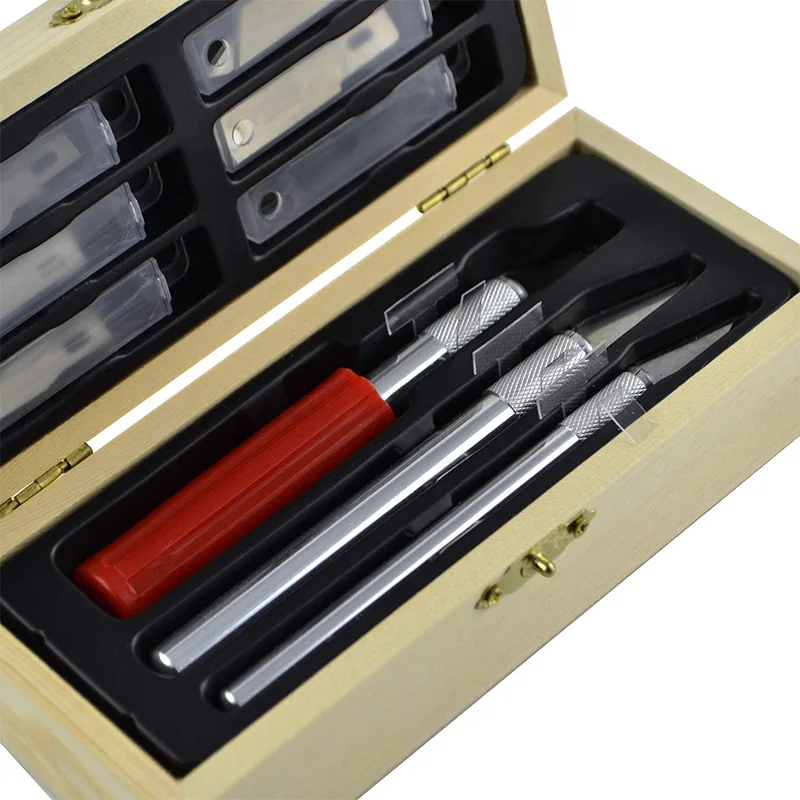 Прецизионный нож с лезвием ремесло набор ножей деревянный точным для творчества
