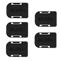 15pcs battery holder for makita bosch 18v li ion battery mount power tool battery storage rack battery holder case black