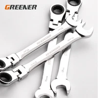 combination ratchet wrench with flexible head dual purpose ratchet tool ratchet chrome steel movable headcar hand tools