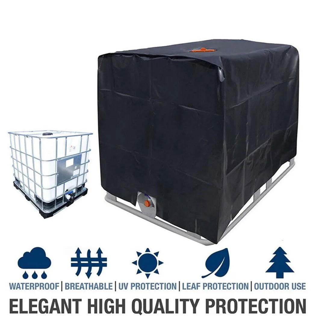 

800 L IBC чехол для резервуара для воды, защитный чехол для резервуара для воды, водонепроницаемый пылезащитный чехол для полива