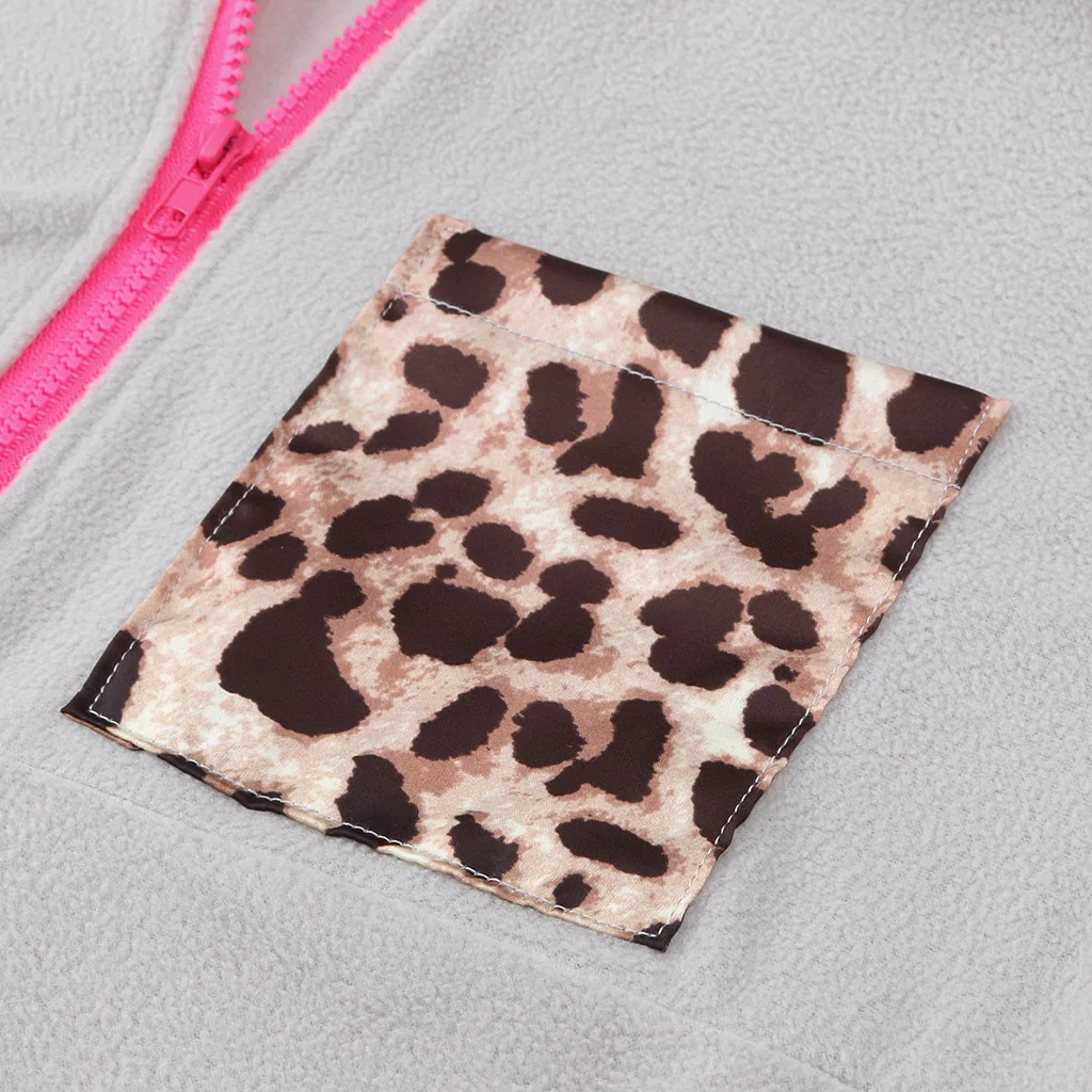 

Hot Sale 1/4 Zip Fleece grey Stand Collar Casual Long Sleeve Sweatshirts women sport pullover