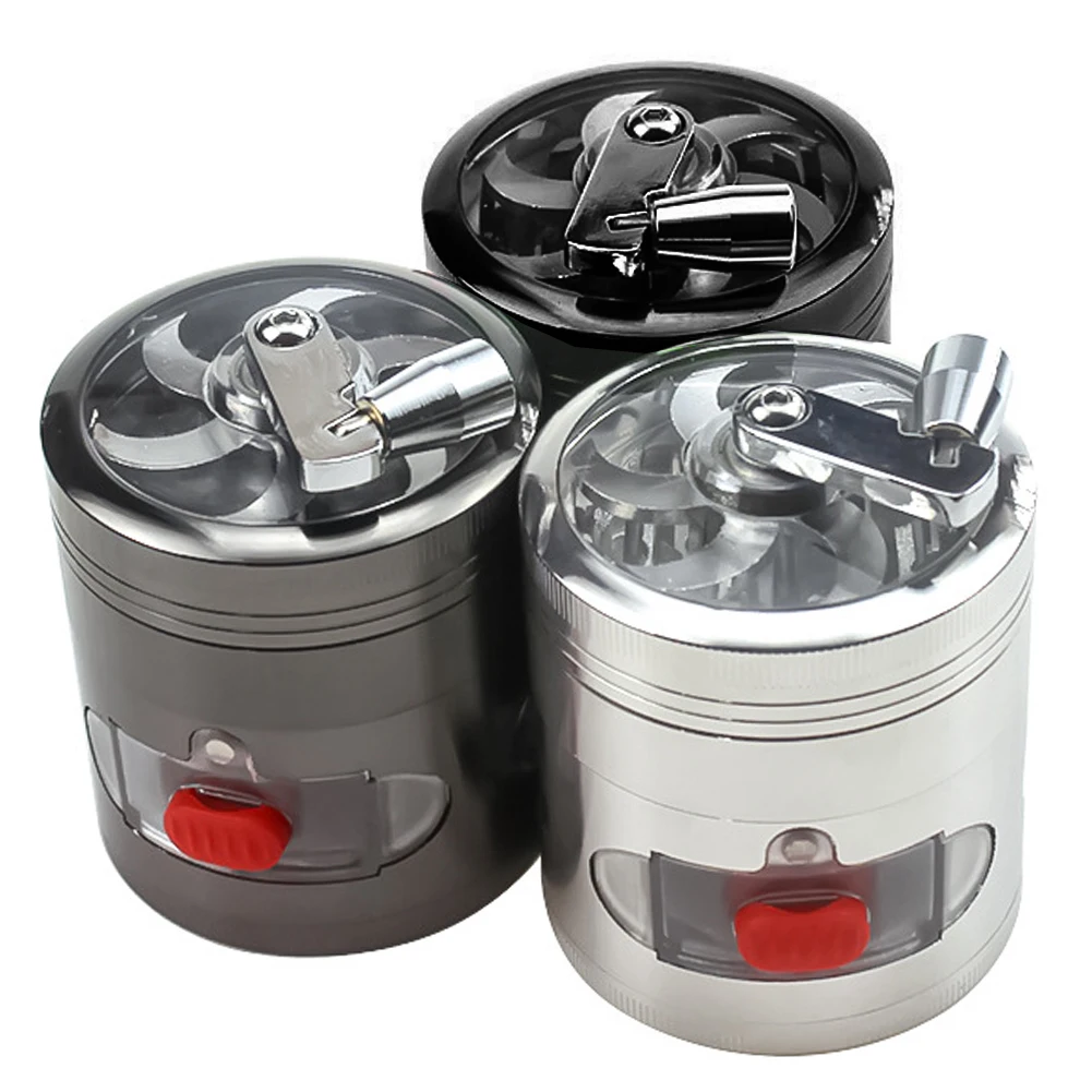 4 секционный измельчитель для специй из цинкового сплава цинковый сплав травяной