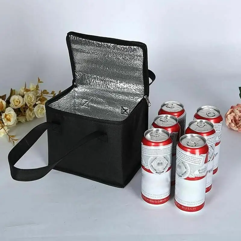 

28*14*17cm Portable Lunch Cooler Thermal Insulation Picnic Ice Package Food Bag