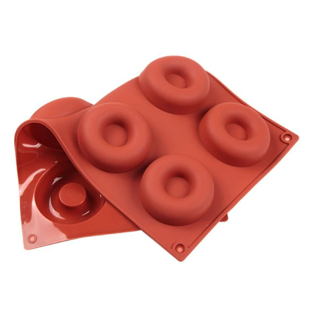 

DIY Silicone Donut Mold Kitchen Baking Pan Dessert Bagels Muffins Mould