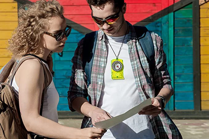 

Outdoor Camping Directional Cross-country Race Hiking Special Compass Baseplate Ruler Map Scale Compass Night Boy gift tool New