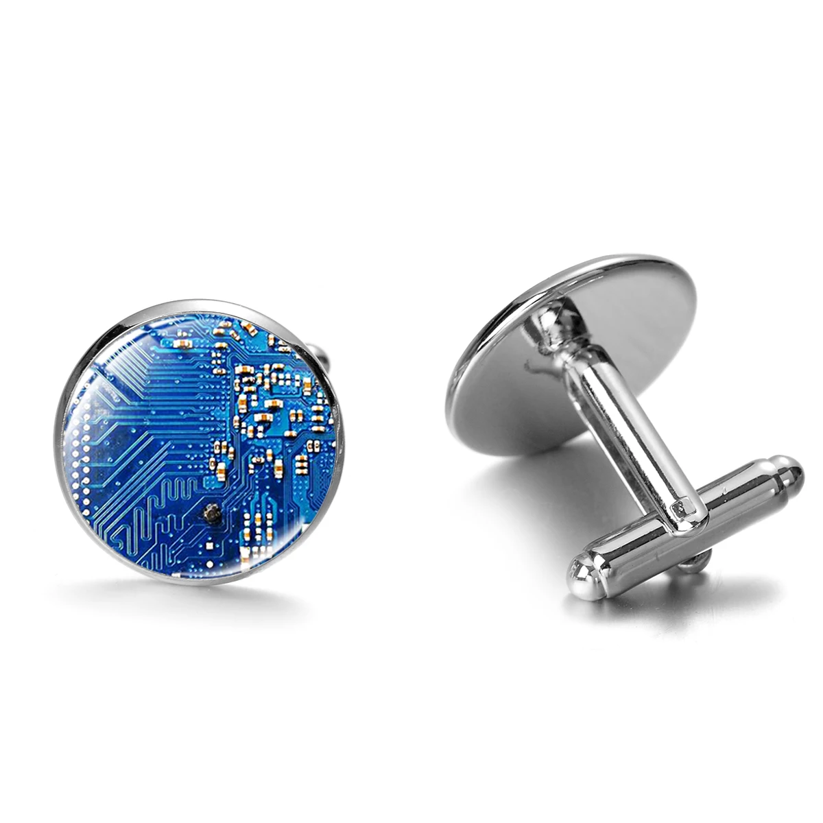 Запонки компьютерные Geek мужские креативные ювелирные украшения в стиле унисекс