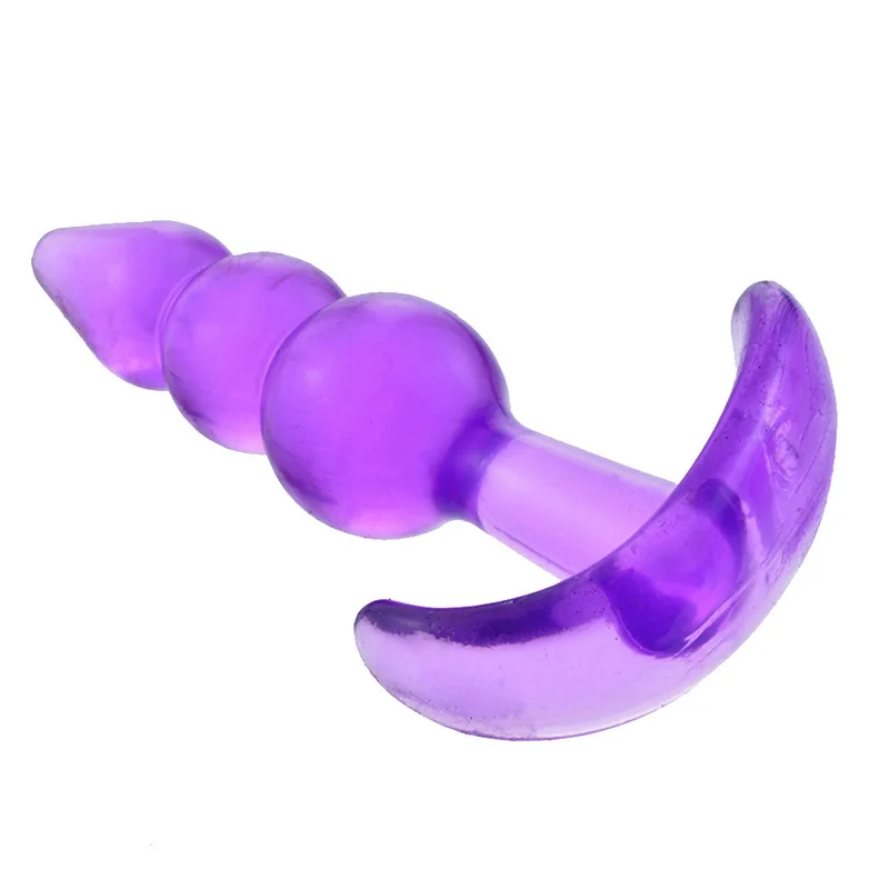 Мягкая силиконовая Анальная пробка для мужчин бусы Эротическая простата