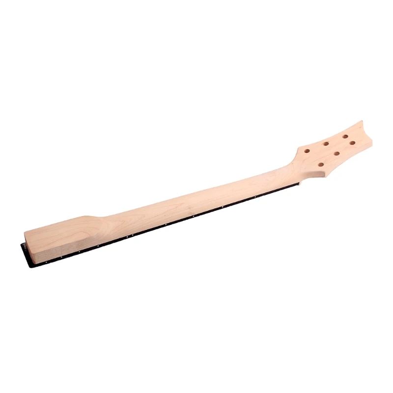

Electric Guitar Neck Solid Wood Maple DIY Replace 22 Frets 24.75in Truss Rod D2TC