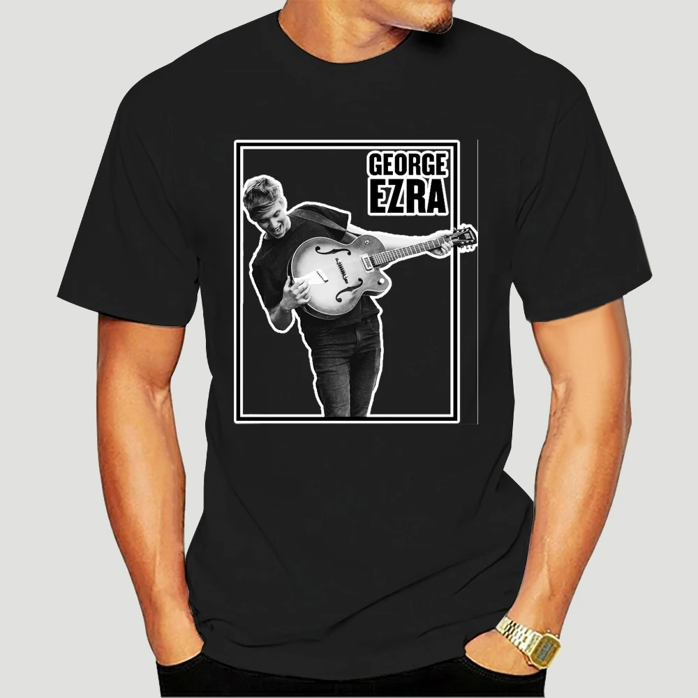 

Funny t shirt men novelty women tshirt George Ezra Guitar T-shirt 5789X