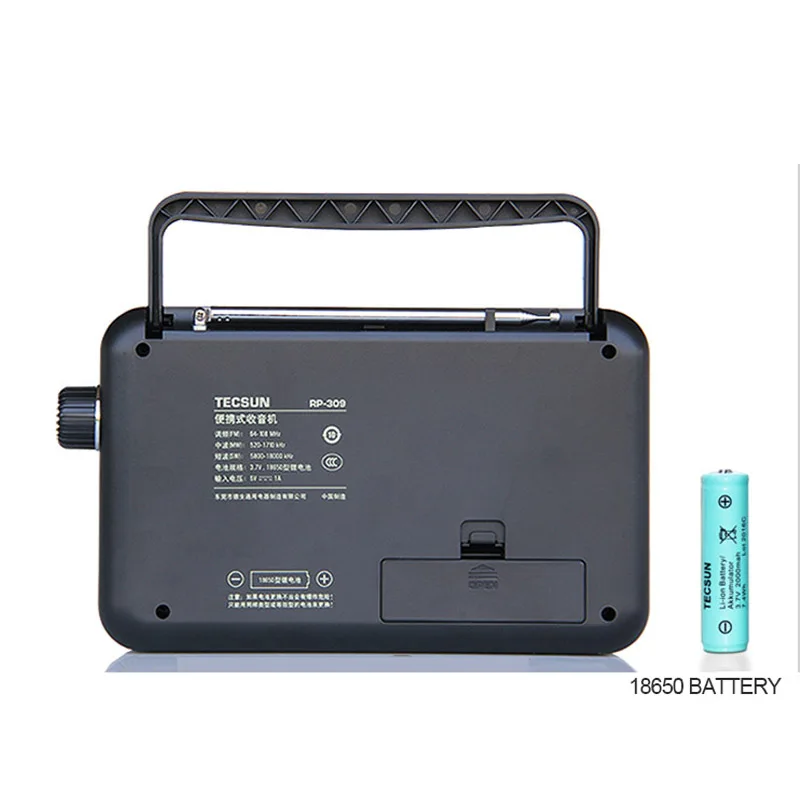 Оригинальная Колонка Tecsun RP309 RP307 WAV APE FLAC Bluetooth портативная FM SW MW Радио USB TF SD карта