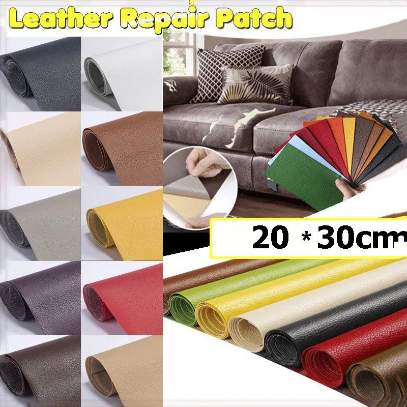 3M Strong Self-adhesion PU Sofa Repair Leather Patch Self-adhesive Sticker Decoration for Chair Seat Bag Bed Fix Leather Patches