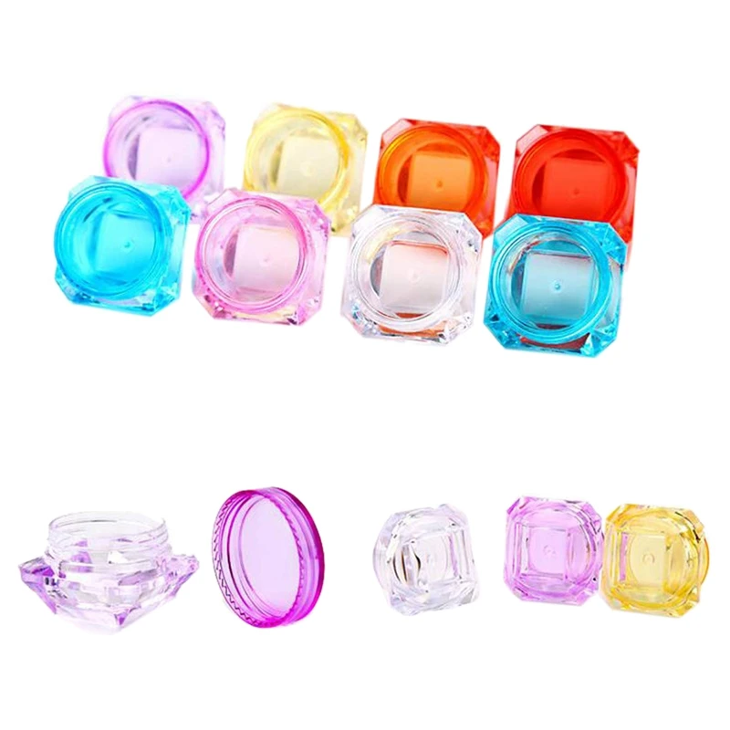 Контейнер для косметических образцов пластиковые прозрачные косметические