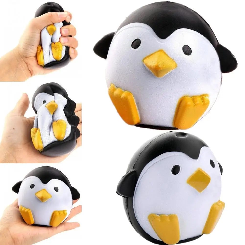 

Cute Squish Slow Rising Penguin Style Anti Stress Squeeze Toy Kids Educational Toys for Children Gifts