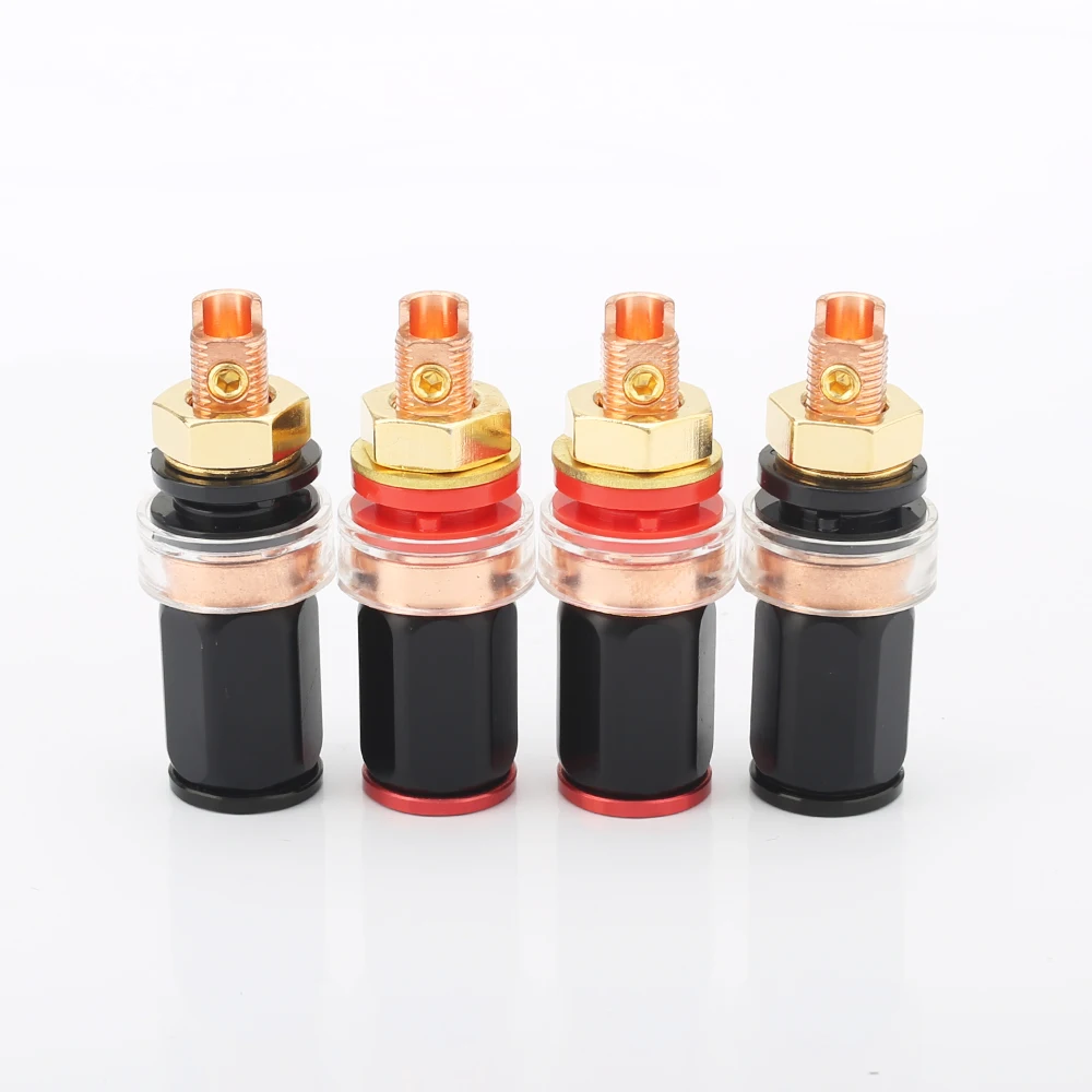 4 шт. стильный Швейцарский чистый красный медный усилитель с опорой|Коннекторы и