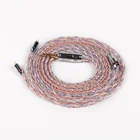 16-ядерный посеребренный кабель для наушников KBEAR MMCX2PINQDCTFZ, разъем для наушников-вкладышей для IEM KZ ZSN PRO BLON BL03, музыкальные DJ-наушники