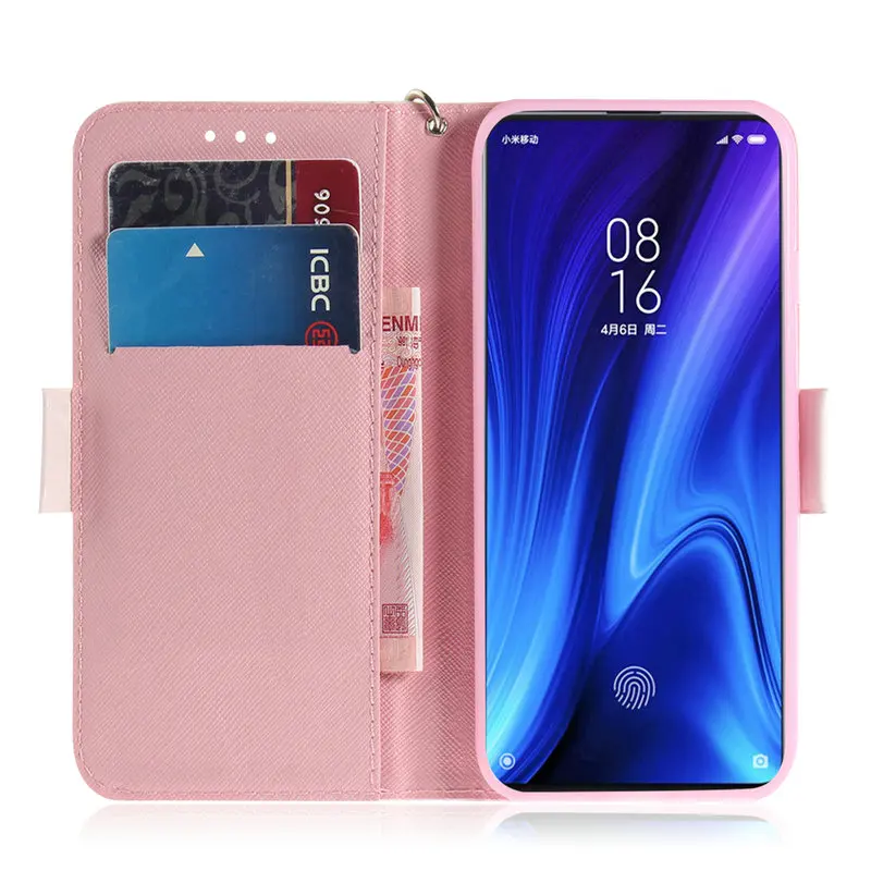 Для Xiaomi mi 9 T защитный чехол Xiaomi mi 9 T чехол 3D милый кожаный бумажник флип для Funda Xiaomi mi 9 T Pro Чехол Xio mi 9 T 9 T9