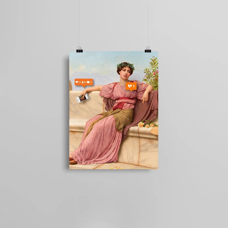 Классического искусства шедевры Ренессанс Современная живопись холст плакат