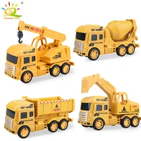 huiqibao diecast alloy car engineering model excavator crane dump truck classic city construction vehicle toys for children boy