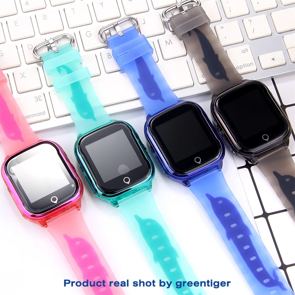 Смарт-часы Greentiger gps+ LBS SOS, Детские Водонепроницаемые Смарт-часы с sim-картой, детская камера, будильник, Детские Безопасные часы
