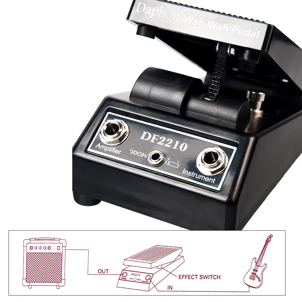 naomi daphon df2210 gitarre klassische wah wah pedal gitarre stereo volumen pedal für elektrische gitarre spieler dj free global shipping