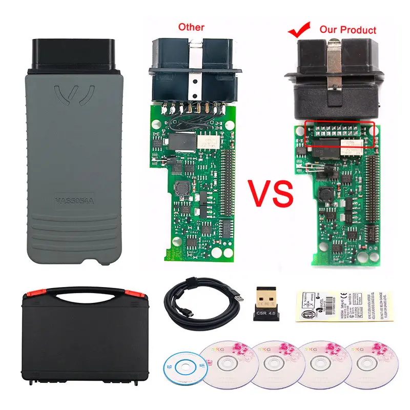 VAS5054B Vas6154 odis 5,03/V5.1.3 клавиатура vas5054a V5.1.3 oki полный чип vas 6154 wifi и Bluetooth VAS5054 Поддержка UDS диагностики - Цвет: VAS5054B
