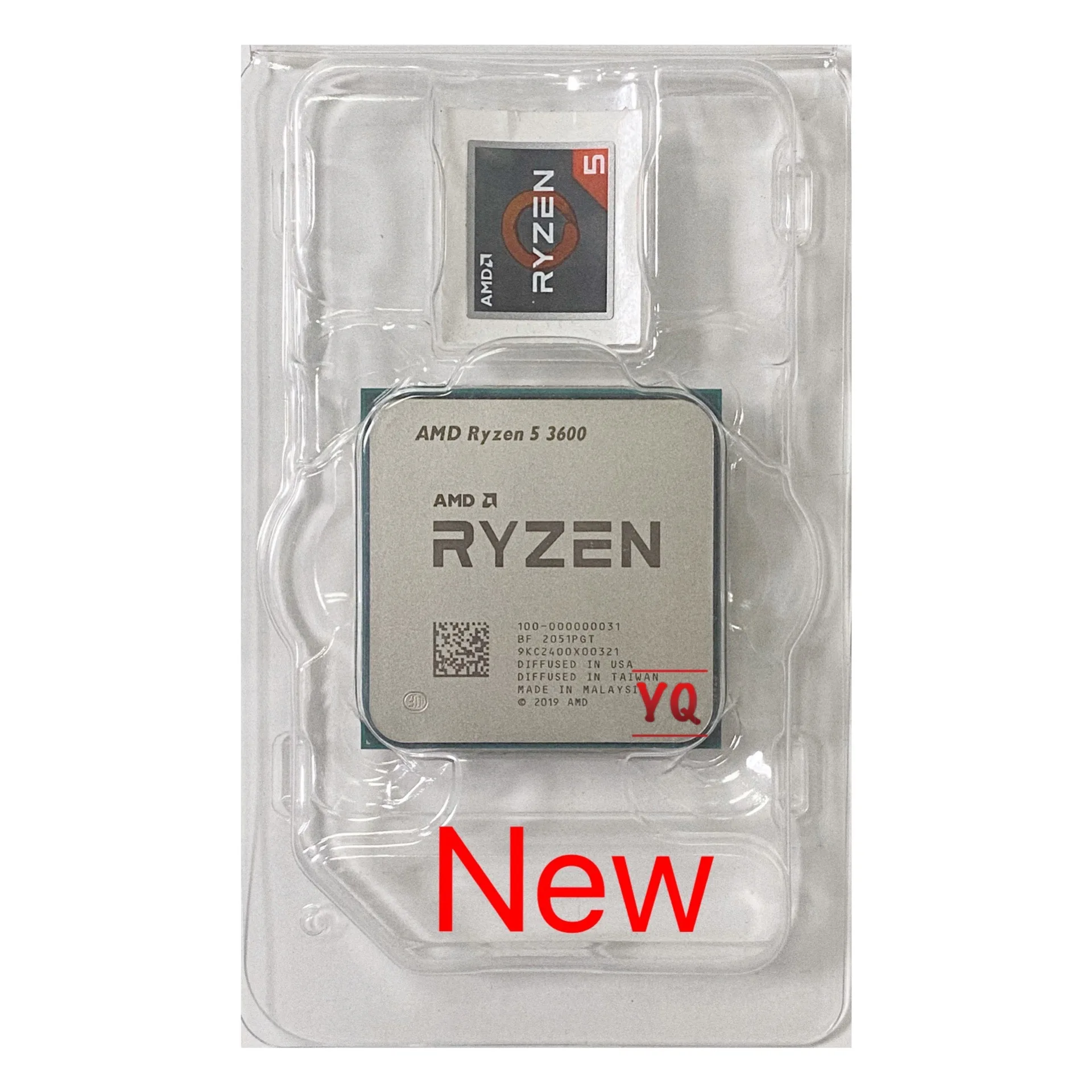 Процессор AMD Ryzen 5 3600 для ПК центральный процессор компьютера 6 ядер 12 нитей