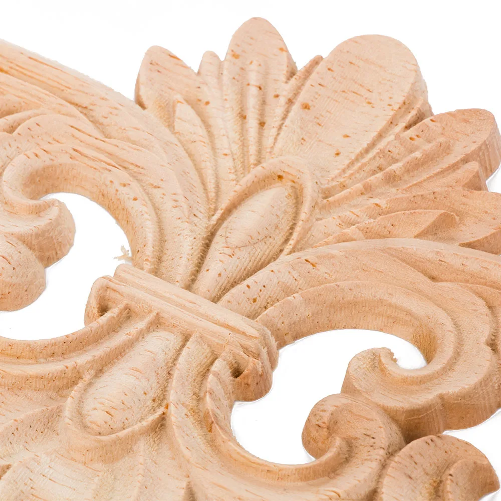 Резьба по дереву украшение деревянная мебель Аппликация наклейка угловая рама