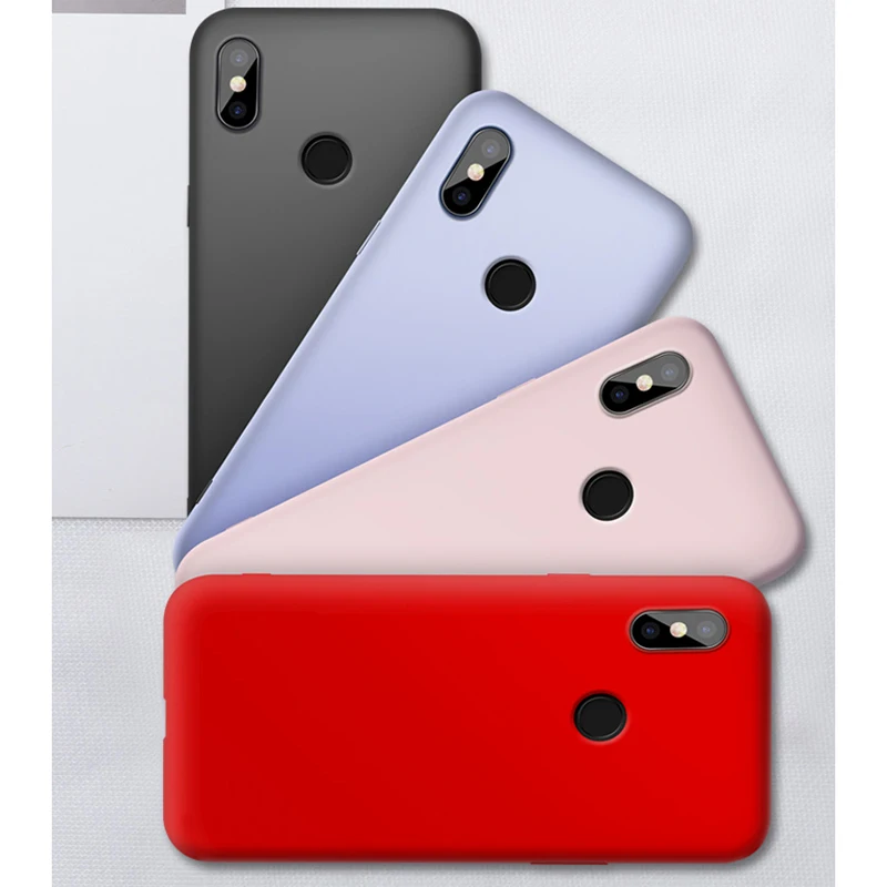 Liquid Silicone TPU Case For XiaomiMi Mi 9 SE 8 Lite F1 Slim Soft Cover Xiaomi RedMi Note 7 6 5A Pro 6A K20 Go S2 | Мобильные