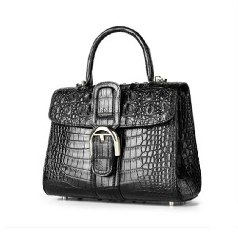 

Сумка gete из крокодиловой кожи, Женская сумочка, тайская сумка из крокодиловой кожи, сумка на одно плечо, Наклонная Сумка через плечо