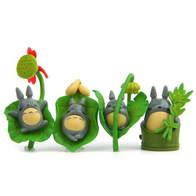 16 шт. фигурки листьев лотоса из аниме Тоторо|Статуэтки и миниатюры| |