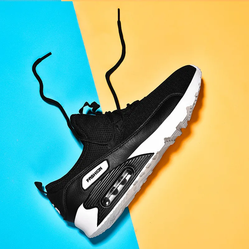 Новые кроссовки из сетчатого материала для мужчин и женщин 2020 летние бега